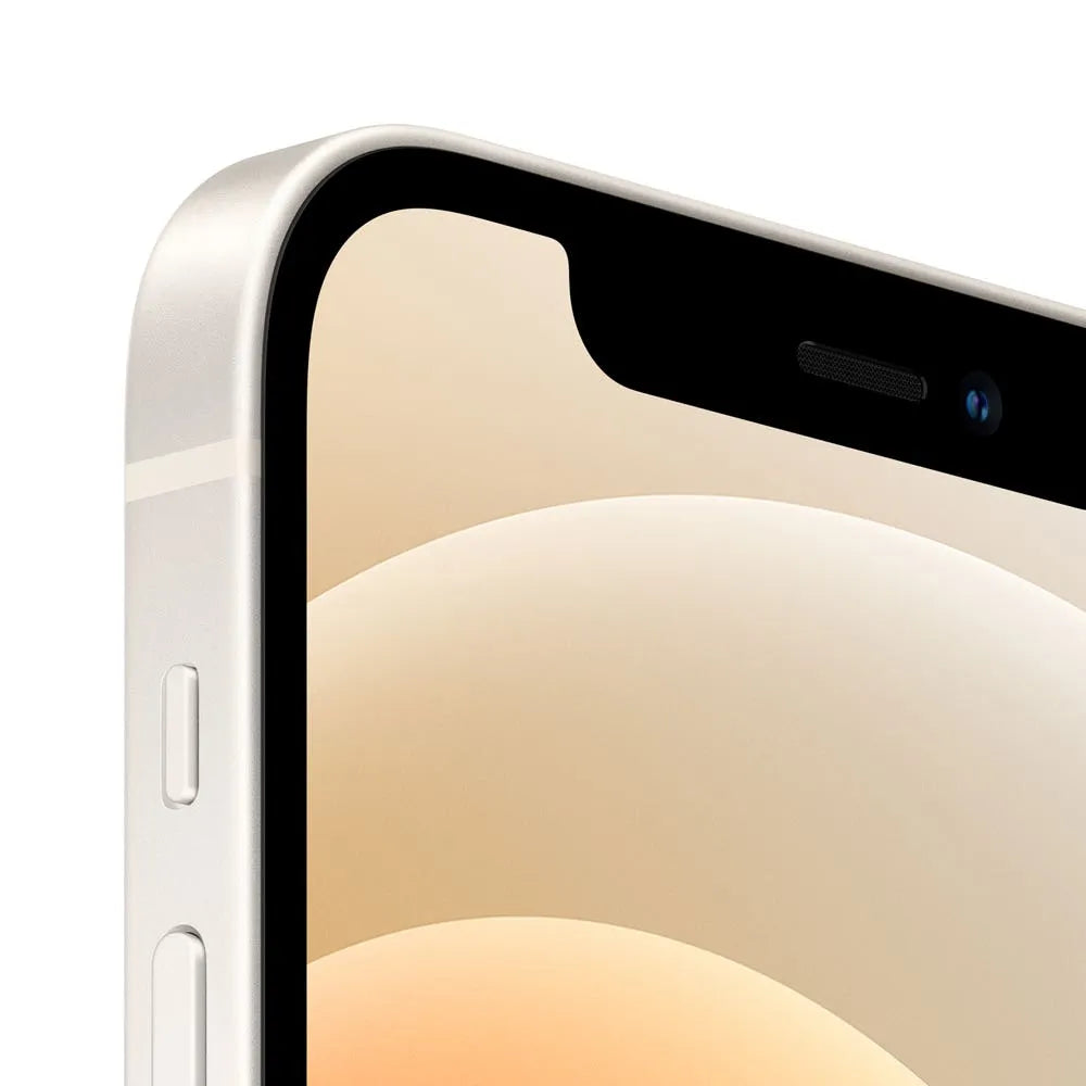 iPhone 12 semi nuevo color blanco, vista lateral – Nixblix Peru #Color_Blanco