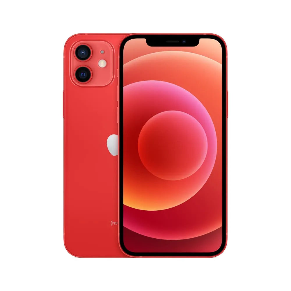 iPhone 12 semi nuevo color rojo, vista frontal – Nixblix Peru #Color_Rojo