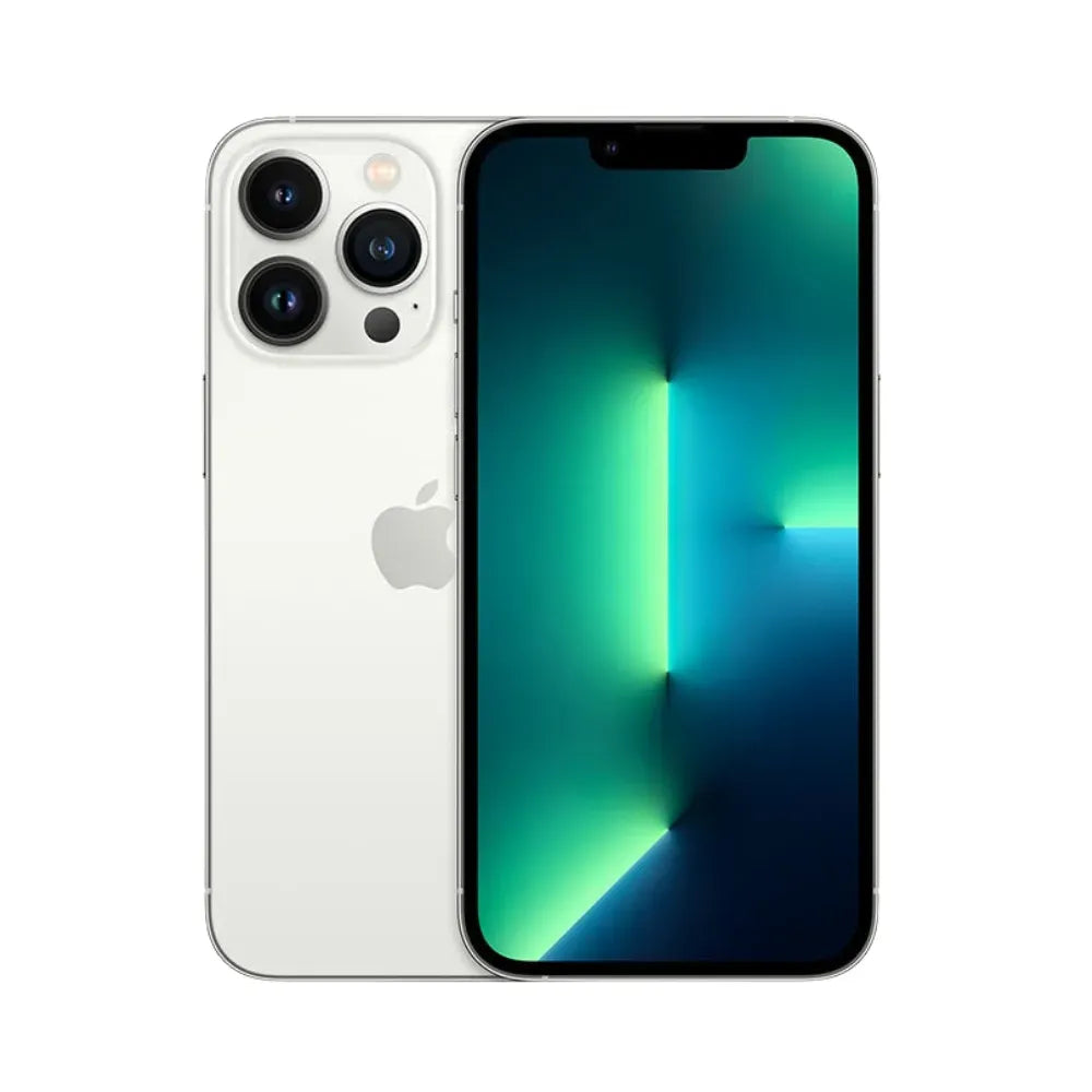 iPhone 13 Pro Max semi nuevo color blanco vista frontal - Nixblix Peru #Color_Plata