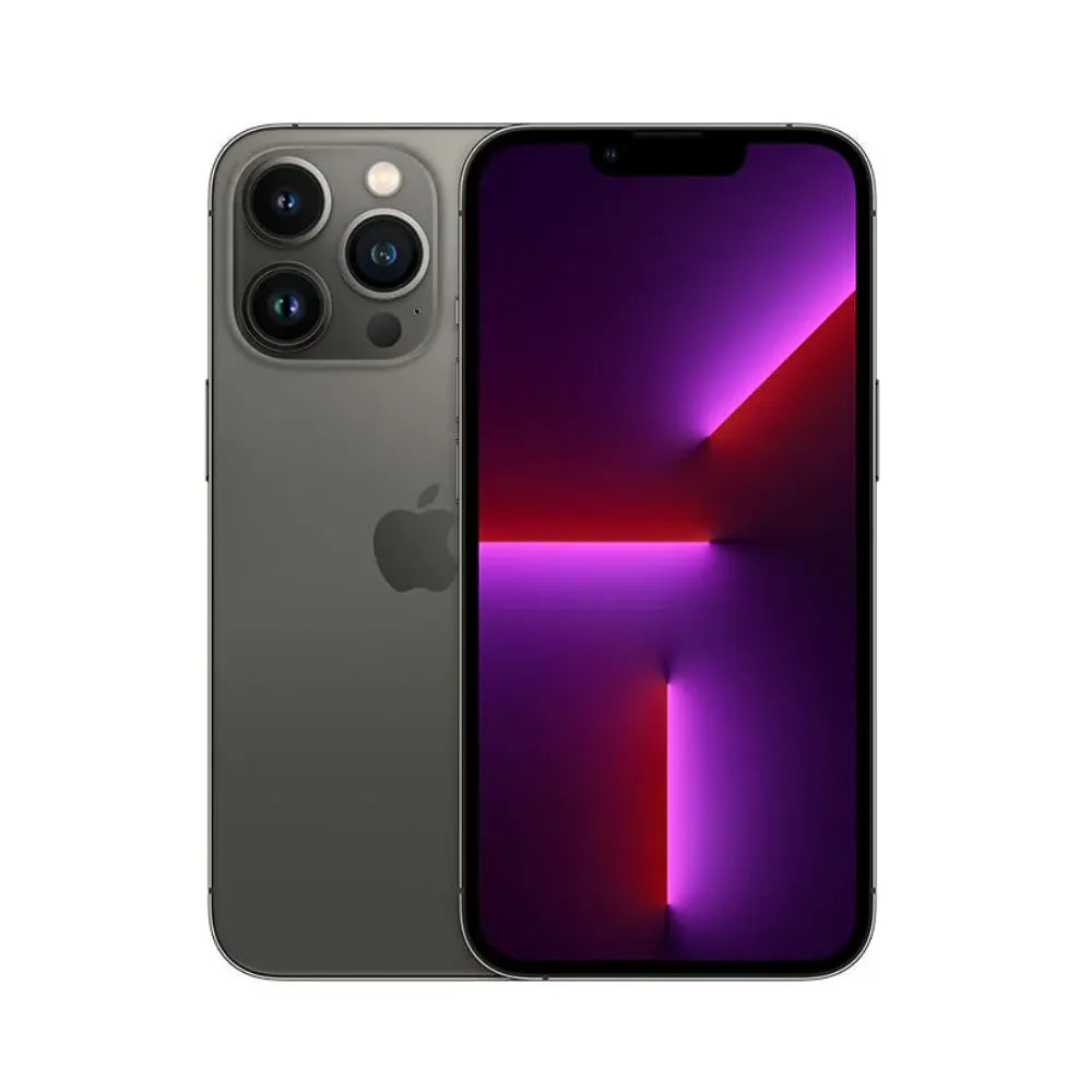 iPhone 13 Pro Max semi nuevo color grafito, vista frontal – Nixblix Peru #Color_Grafito