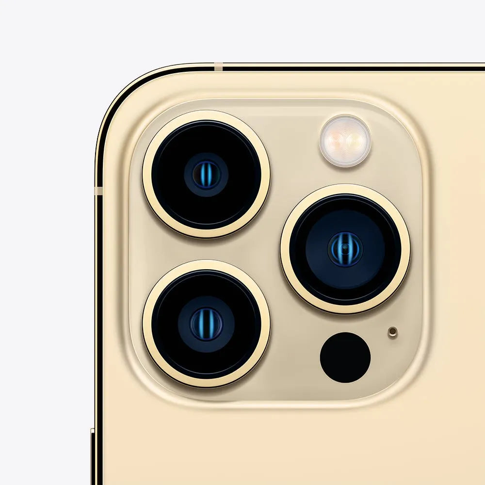 iPhone 13 Pro Max semi nuevo color oro, vista camara trasera – Nixblix Peru #Color_Oro