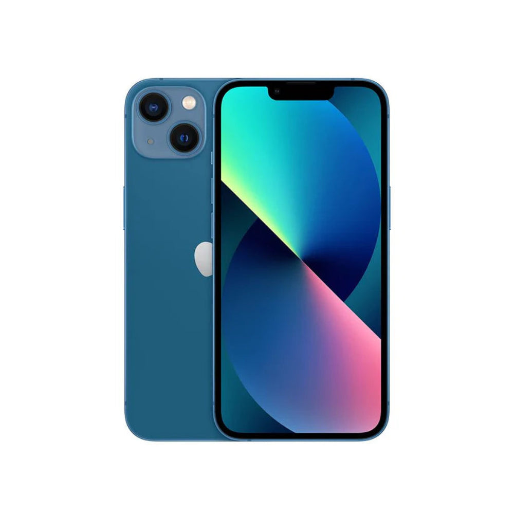 iPhone 13 semi nuevo color azul, vista frontal – Nixblix Peru #Color_Azul