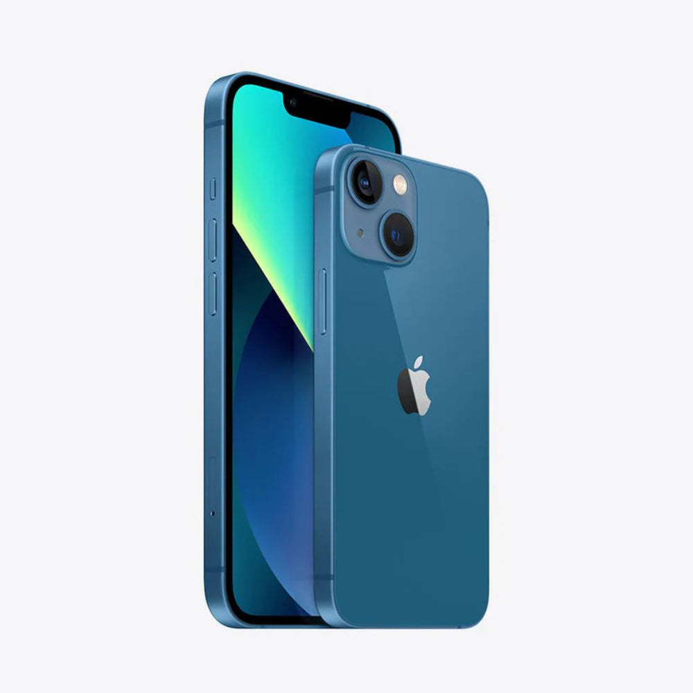 iPhone 13 semi nuevo color azul, vista lateral – Nixblix Peru #Color_Azul