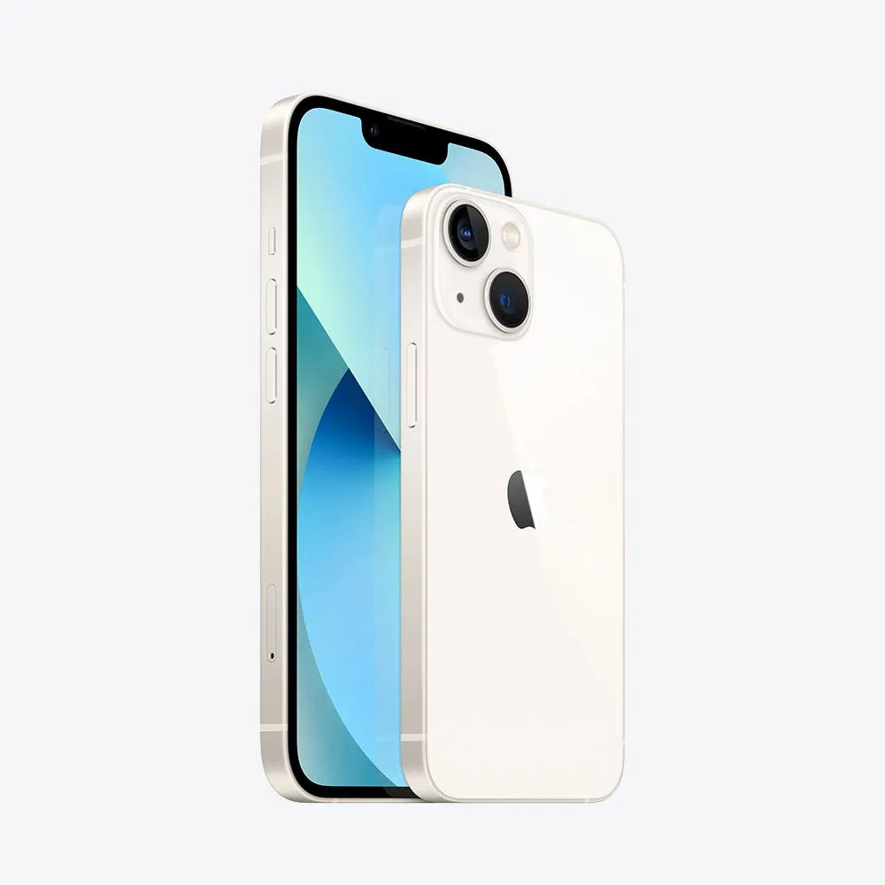 iPhone 13 semi nuevo color blanco estrella, vista lateral – Nixblix Peru #Color_Blanco Estrella