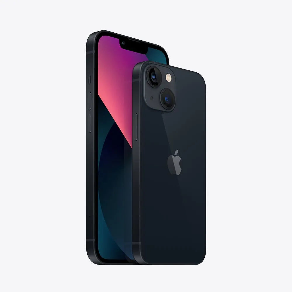 iPhone 13 semi nuevo color medianoche, vista lateral – Nixblix Peru #Color_Medianoche