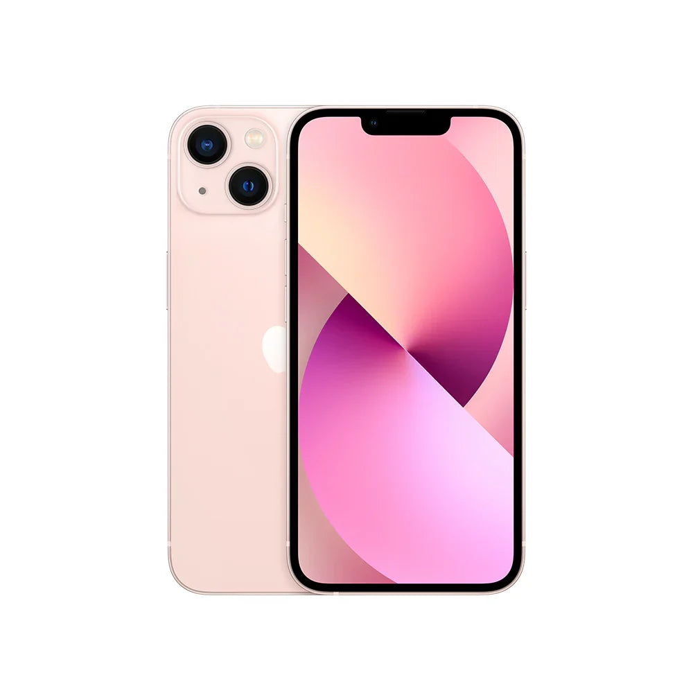 iPhone 13 semi nuevo color rosa, vista frontal – NixBlix Perú #Color_Rosa