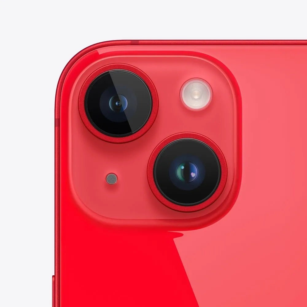 iPhone 14 Plus semi nuevo color rojo, vista camara trasera – Nixblix Peru #Color_Rojo
