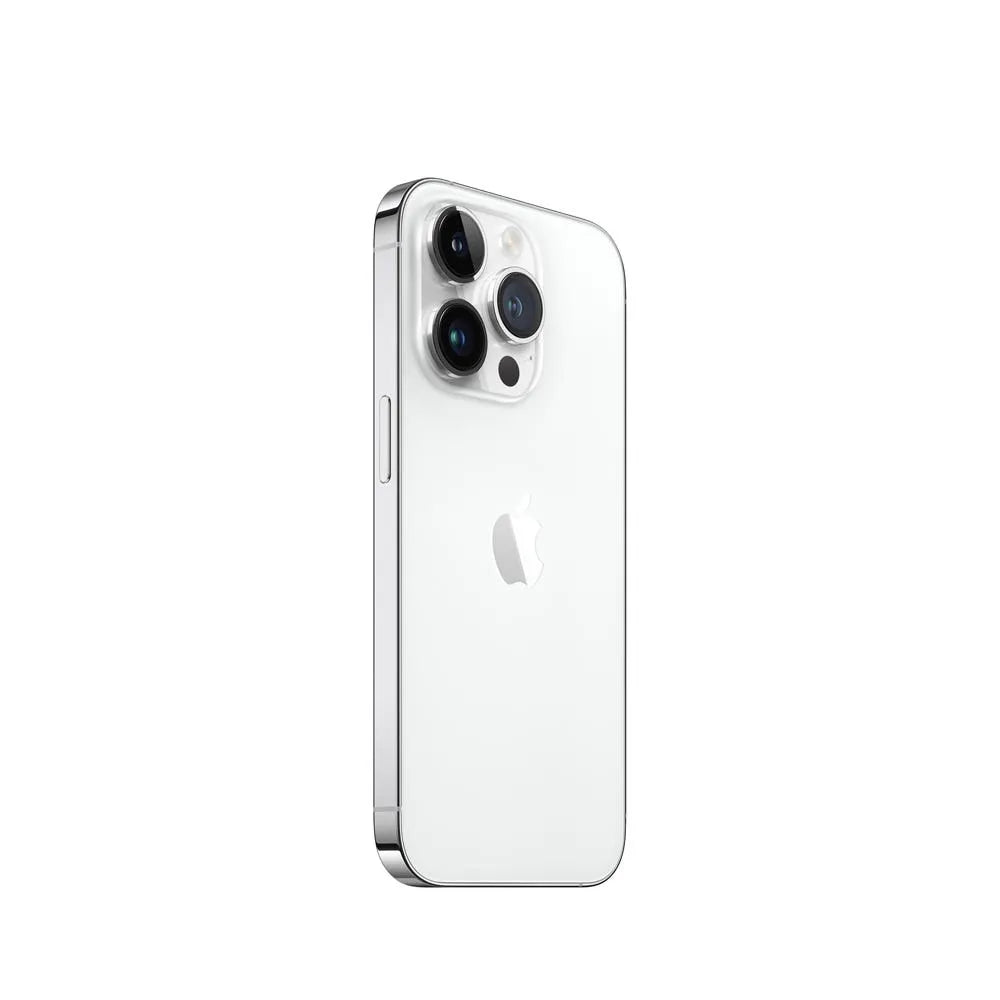 iPhone 14 Pro semi nuevo color plata, vista lateral – Nixblix Peru #Color_Plata