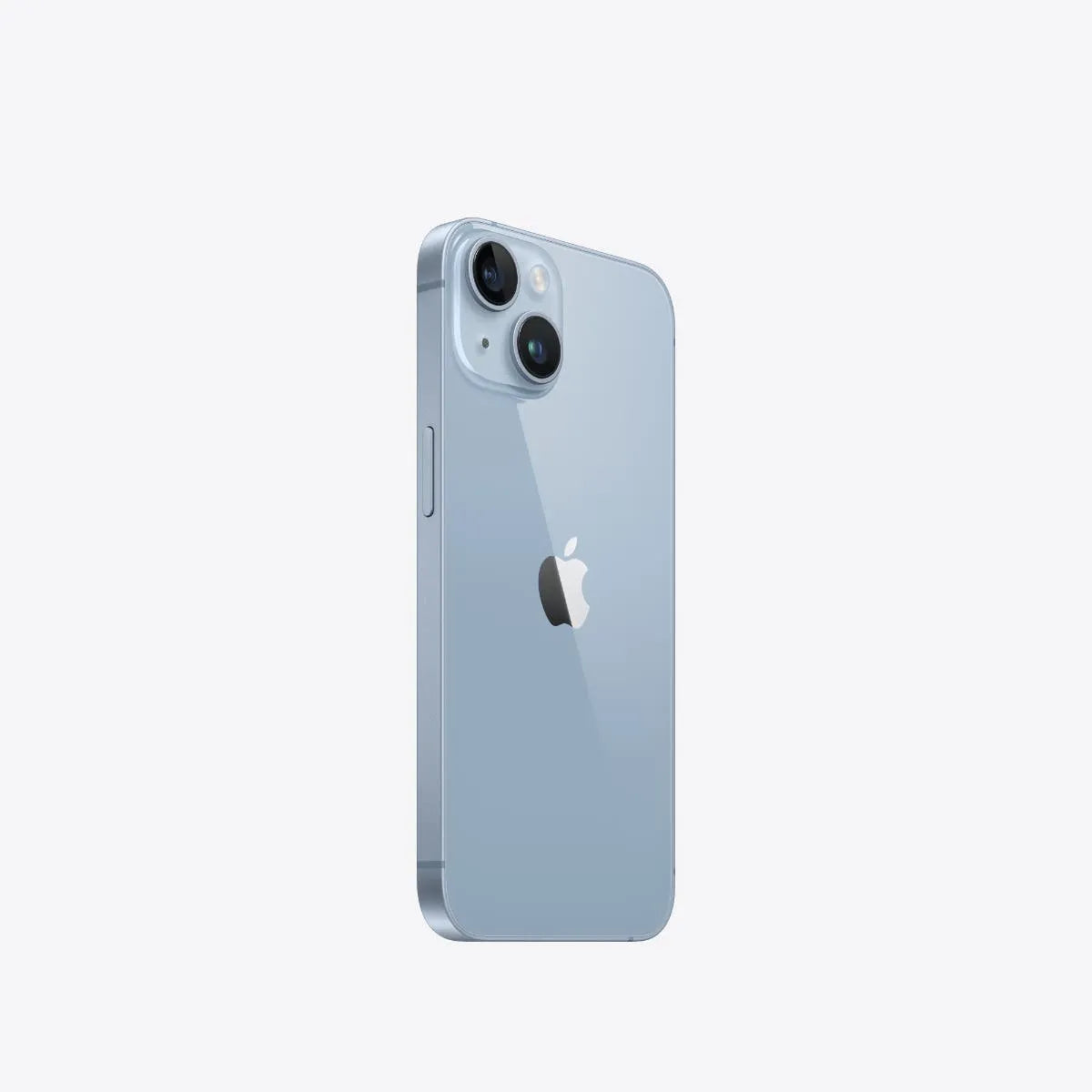 iPhone 14 semi nuevo color azul, vista lateral – Nixblix Peru #Color_Azul