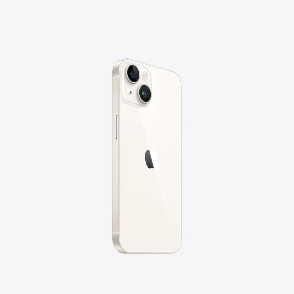 iPhone 14 semi nuevo color blanco, vista lateral – Nixblix Peru #Color_Blanco Estrella