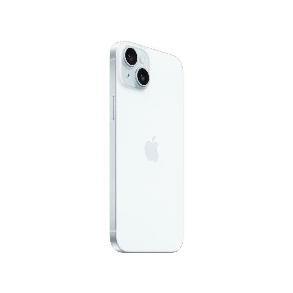 iPhone 15 Plus semi nuevo color azul, vista lateral – Nixblix Peru #Color_Azul