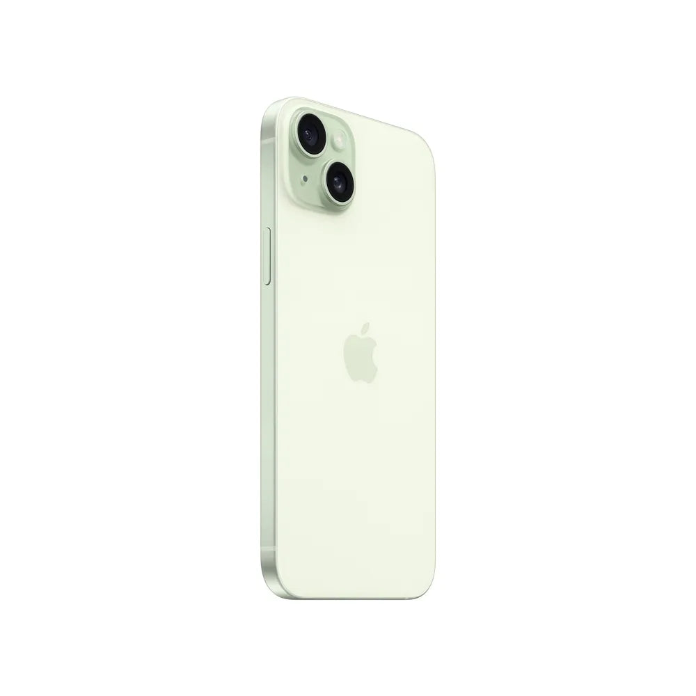 iPhone 15 Plus semi nuevo color verde, vista lateral – Nixblix Peru #Color_verde