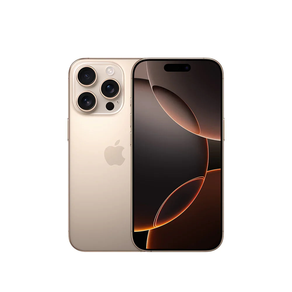 iPhone 15 Pro semi nuevo color titanio del desierto, vista frontal – Nixblix Peru #Color_Titanio del Desierto