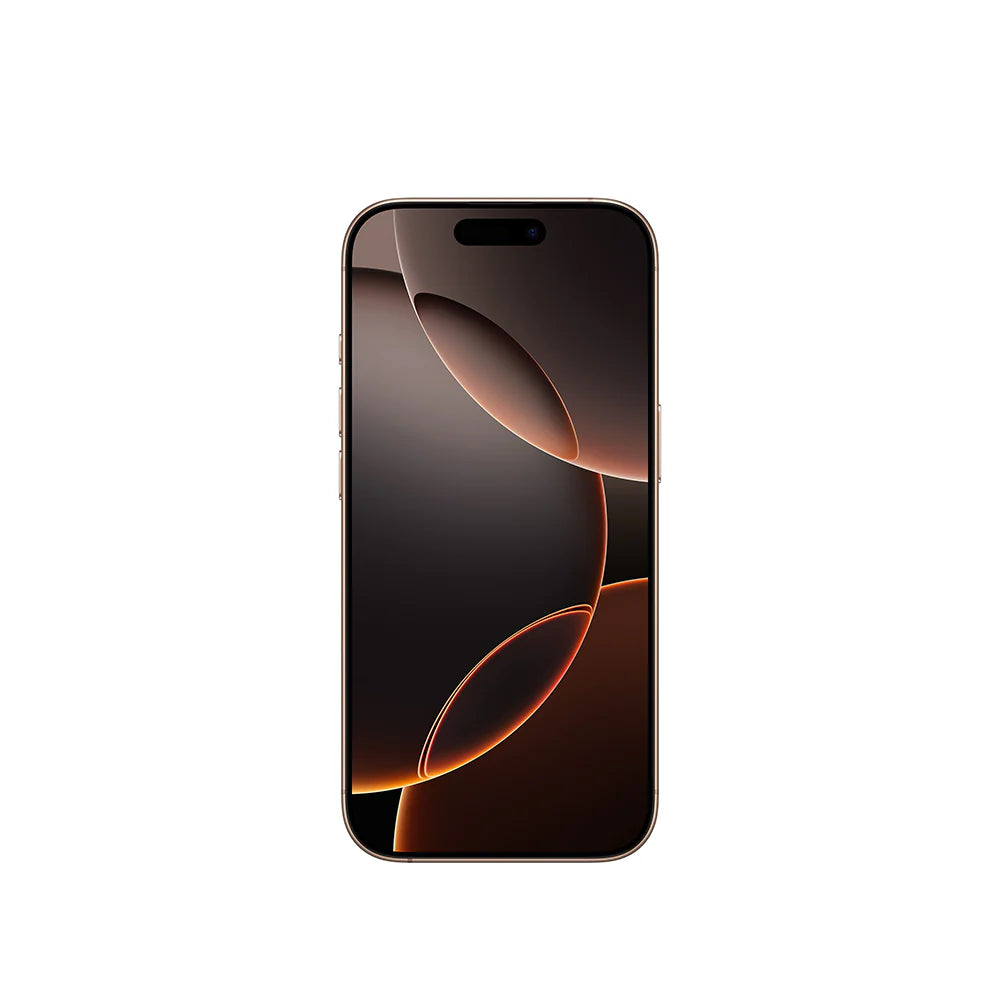 iPhone 15 Pro semi nuevo color titanio del desierto, vista pantalla frontal – Nixblix Peru #Color_Titanio del Desierto