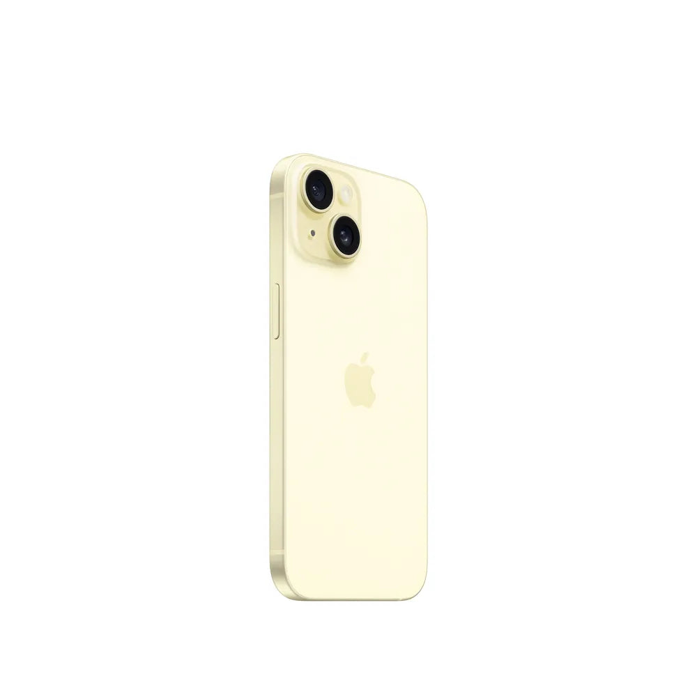 iPhone 15 semi nuevo color amarillo, vista lateral – Nixblix Peru #Color_Amarillo