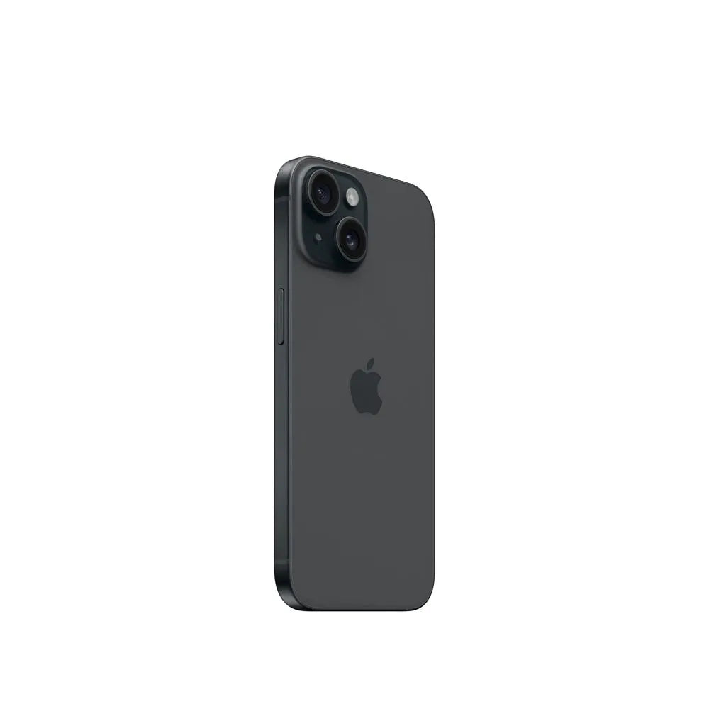 iPhone 15 semi nuevo color negro, vista lateral – Nixblix Peru #Color_Negro