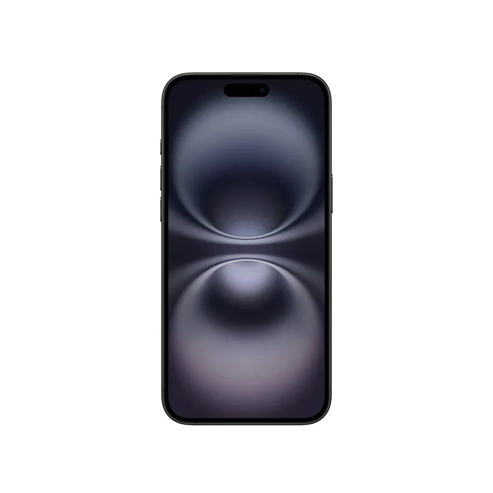 iPhone 16 Plus semi nuevo color negro, vista pantalla frontal – Nixblix Peru #Color_Negro