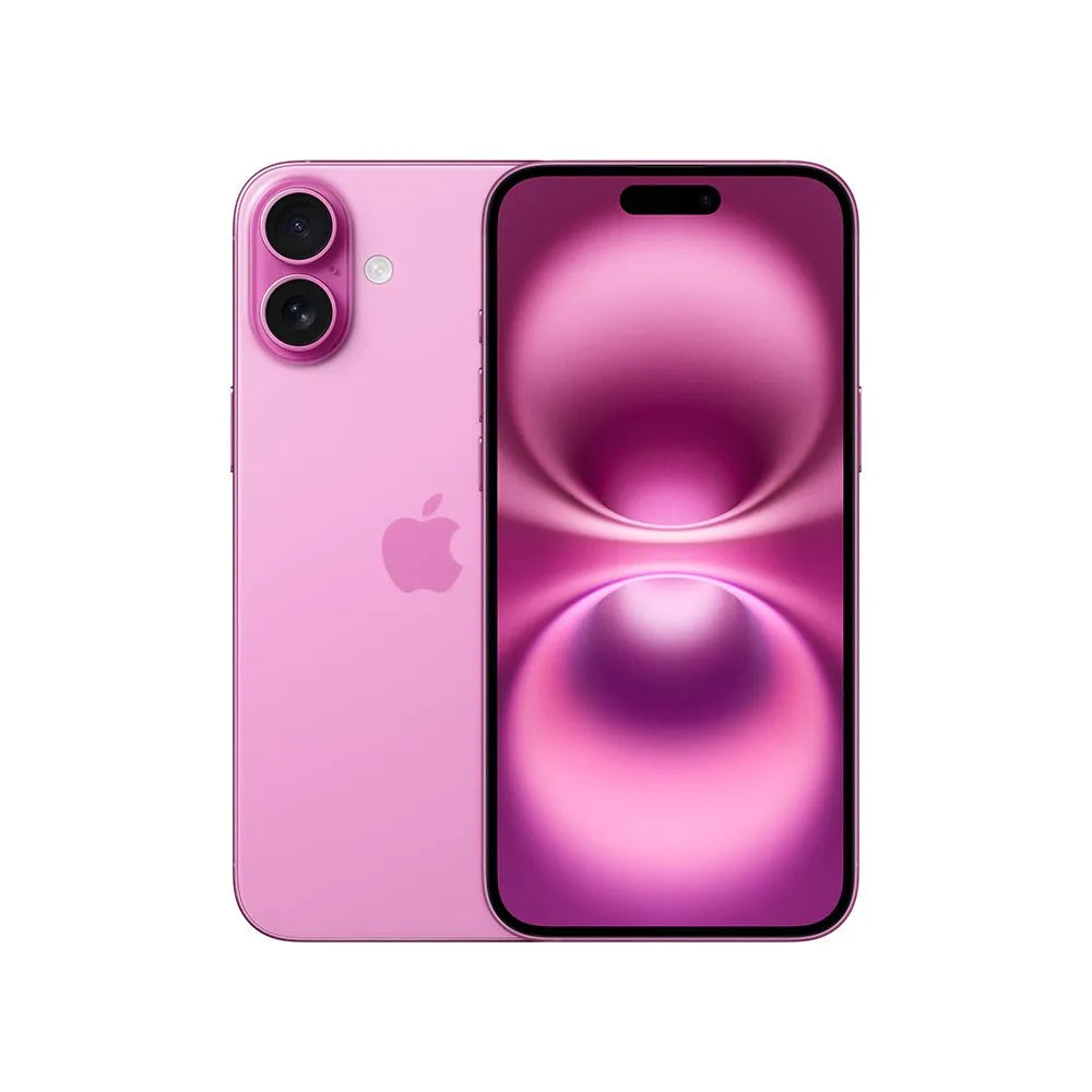 iPhone 16 Plus semi nuevo color rosa, vista frontal – Nixblix Peru #Color_Rosa
