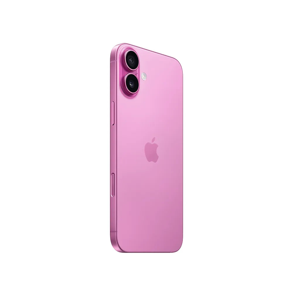 iPhone 16 Plus semi nuevo color rosa, vista lateral – Nixblix Peru #Color_Rosa