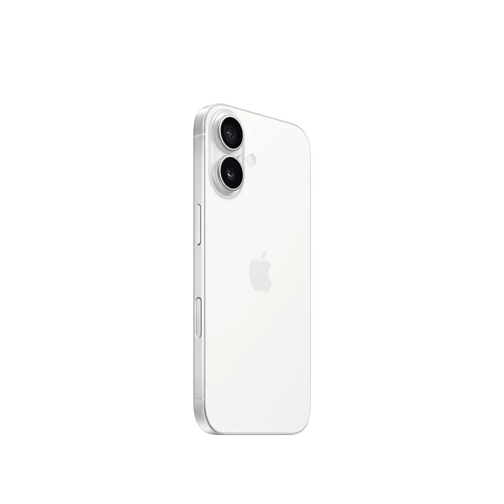 iPhone 16 semi nuevo color blanco, vista lateral – Nixblix Peru #Color_Blanco