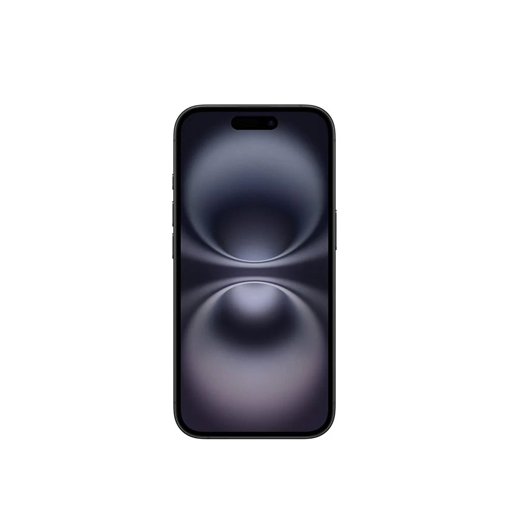 iPhone 16 semi nuevo color negro, vista pantalla frontal – Nixblix Peru #Color_Negro