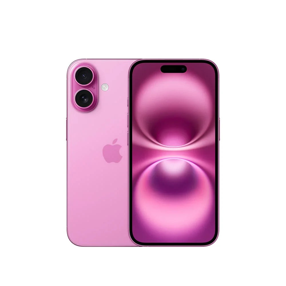 iPhone 16 semi nuevo color rosa, vista frontal – Nixblix Peru #Color_Rosa