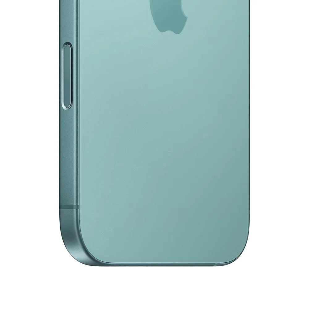 iPhone 16 semi nuevo color verde azulado, vista trasera – Nixblix Peru #Color_Verde Azulado